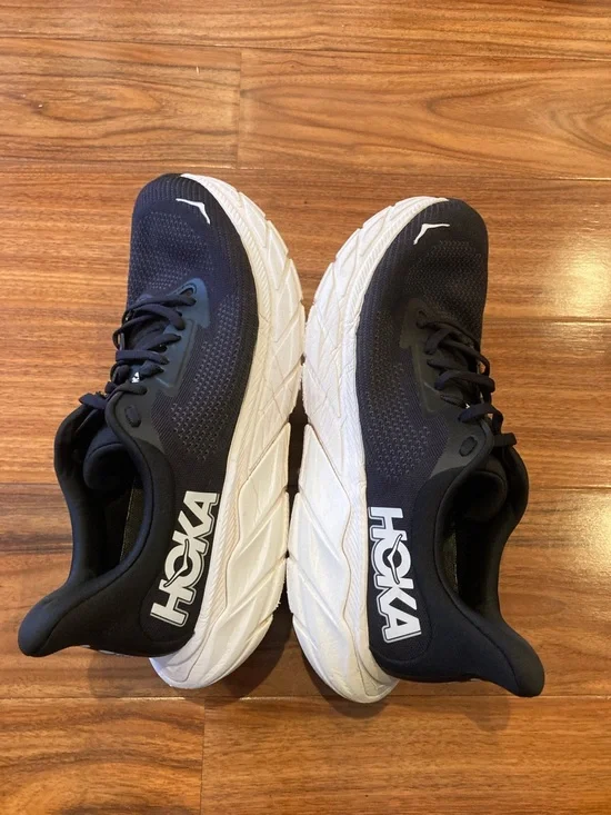 Men’s Hoka One One HOKA Arahi 7 Black White Size 11.5D - Picture 6 of 10